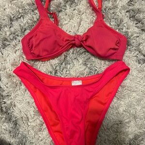 Xhilaration Coral and Pink Bikini